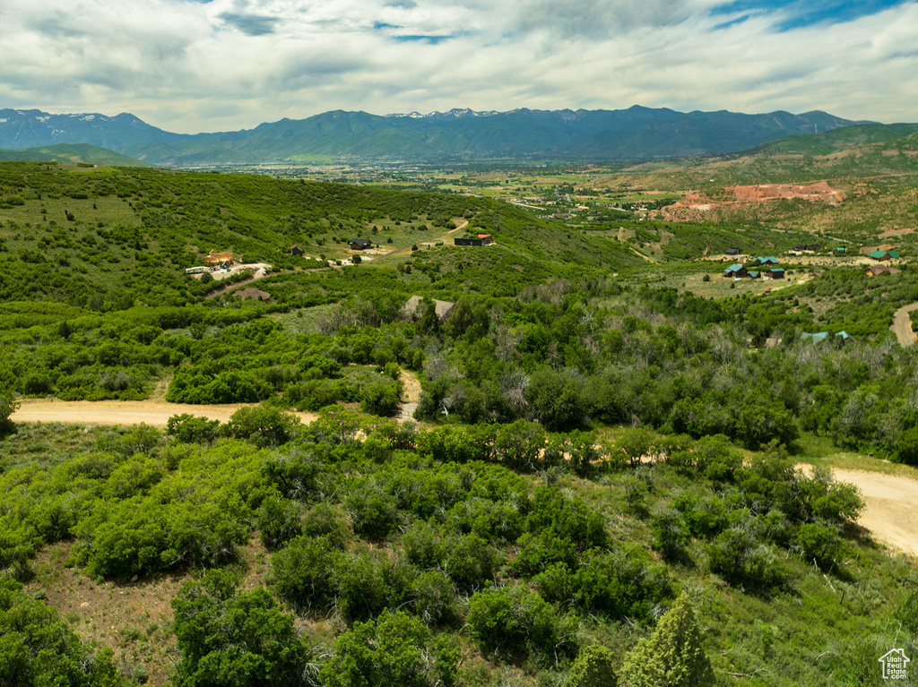 View of mountain background