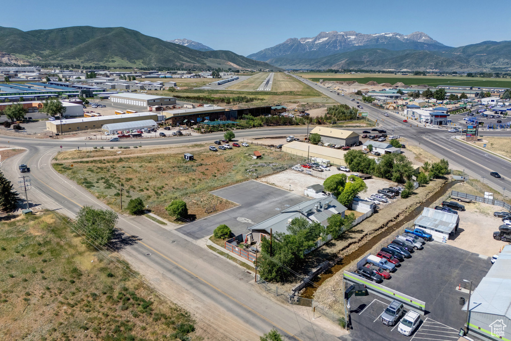 Drone / aerial view of mountains