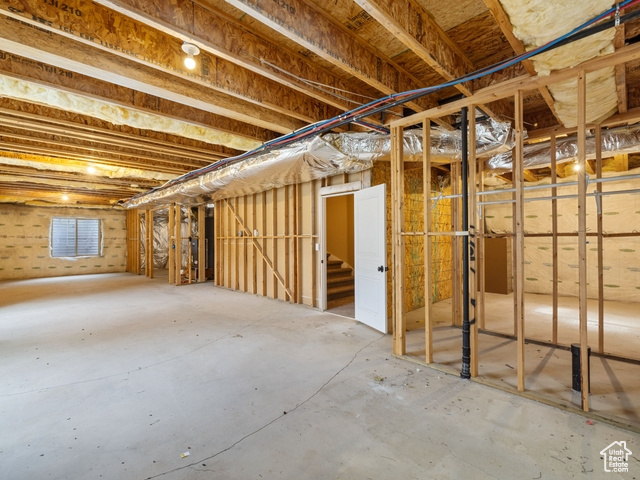 View of basement