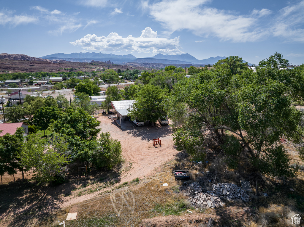 View of mountain background