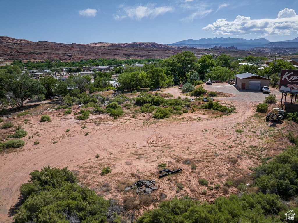 View of mountain background