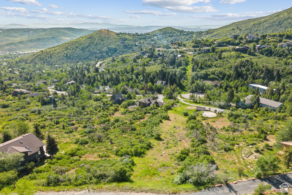Drone / aerial view of mountains