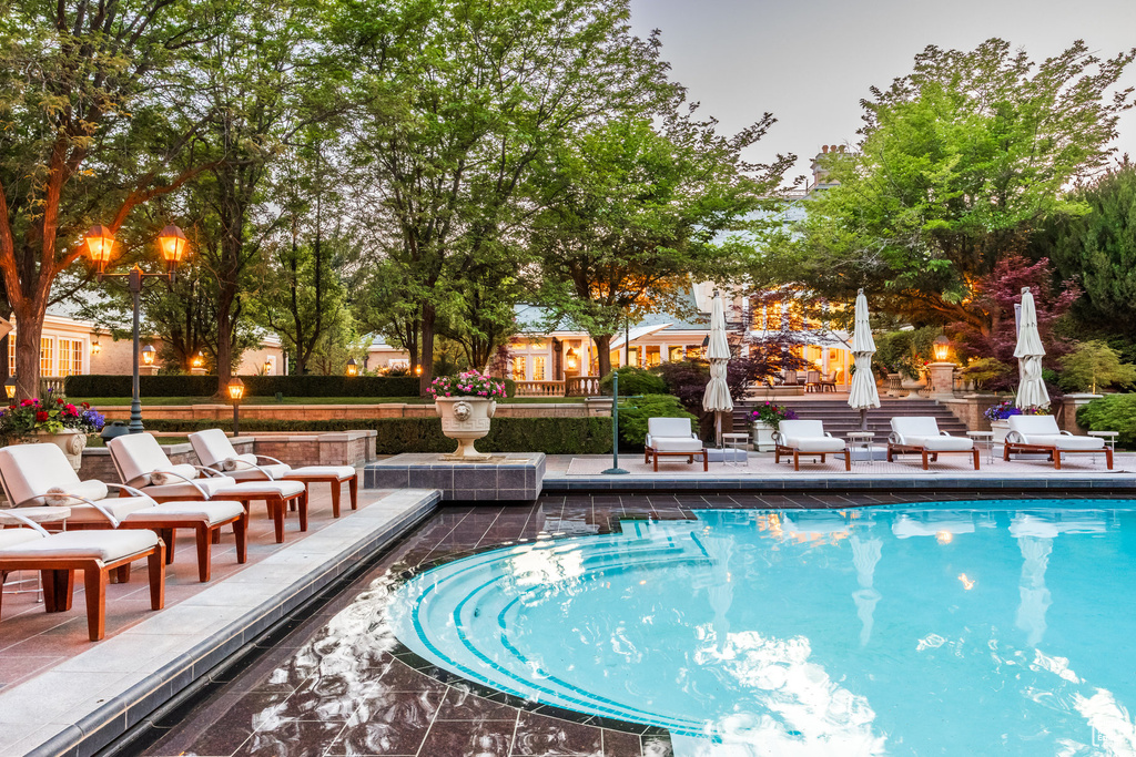 View of outdoor pool