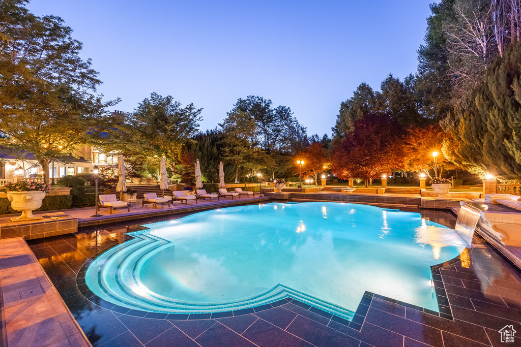 Swimming pool featuring a patio