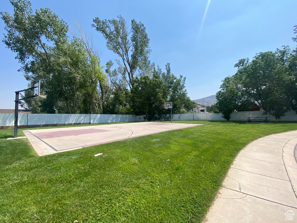 View of sport court with community basketball court
