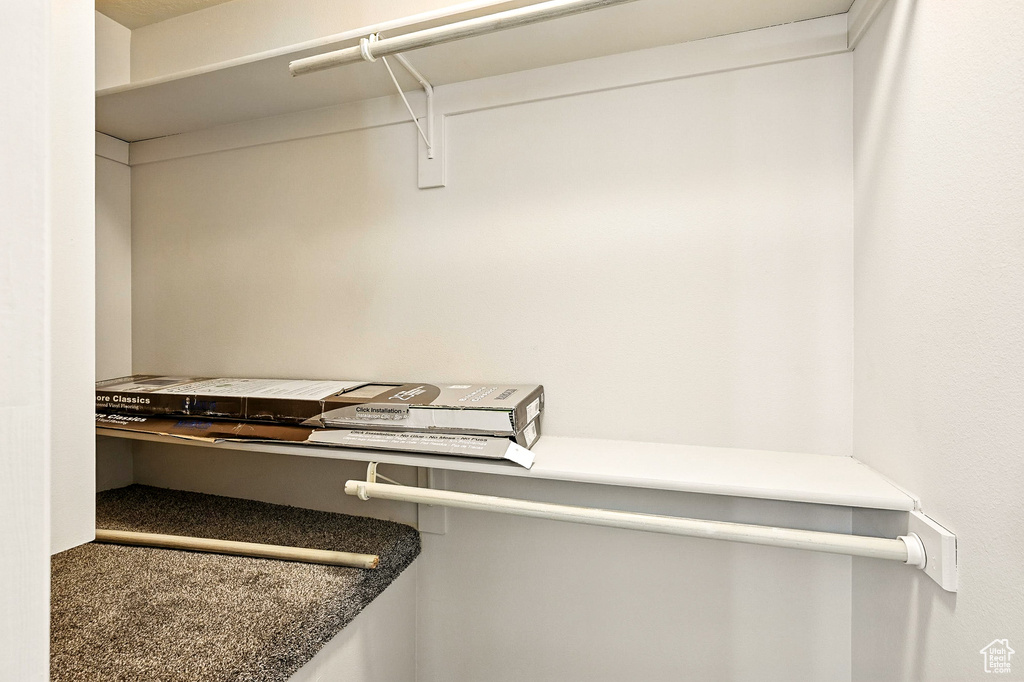 View of spacious closet