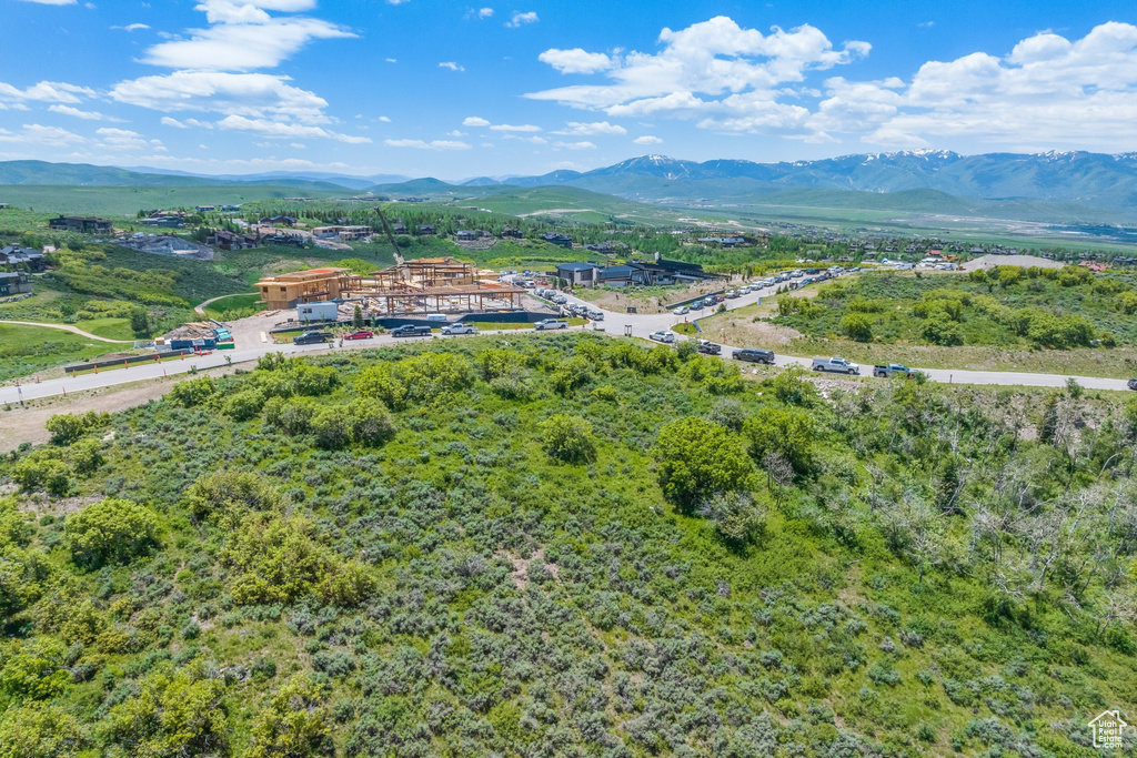 Drone / aerial view of mountains