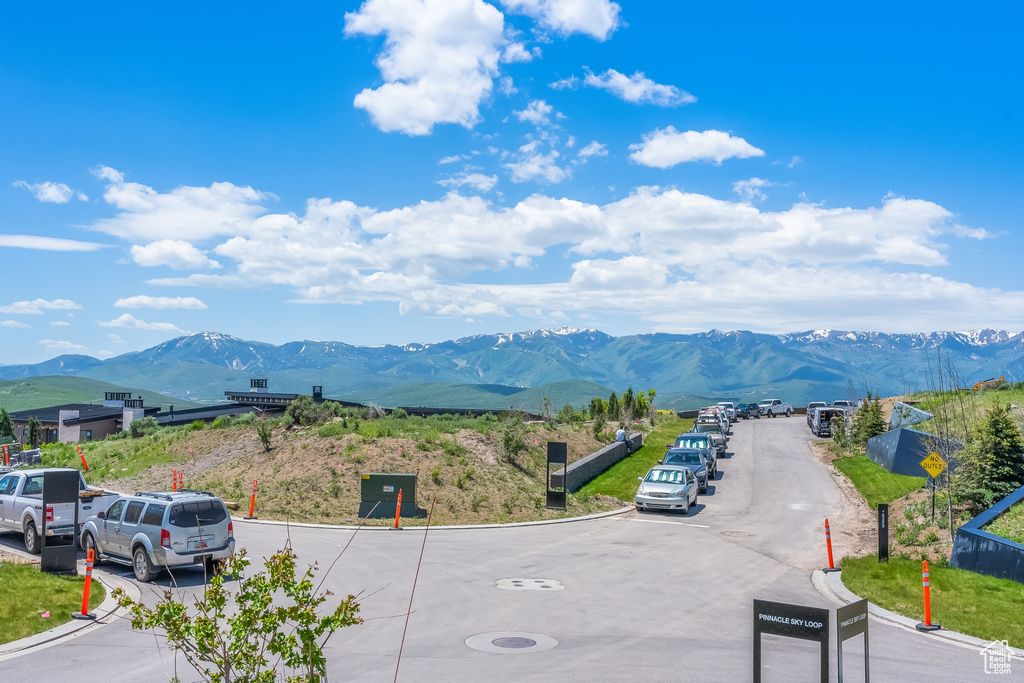 View of mountain backdrop
