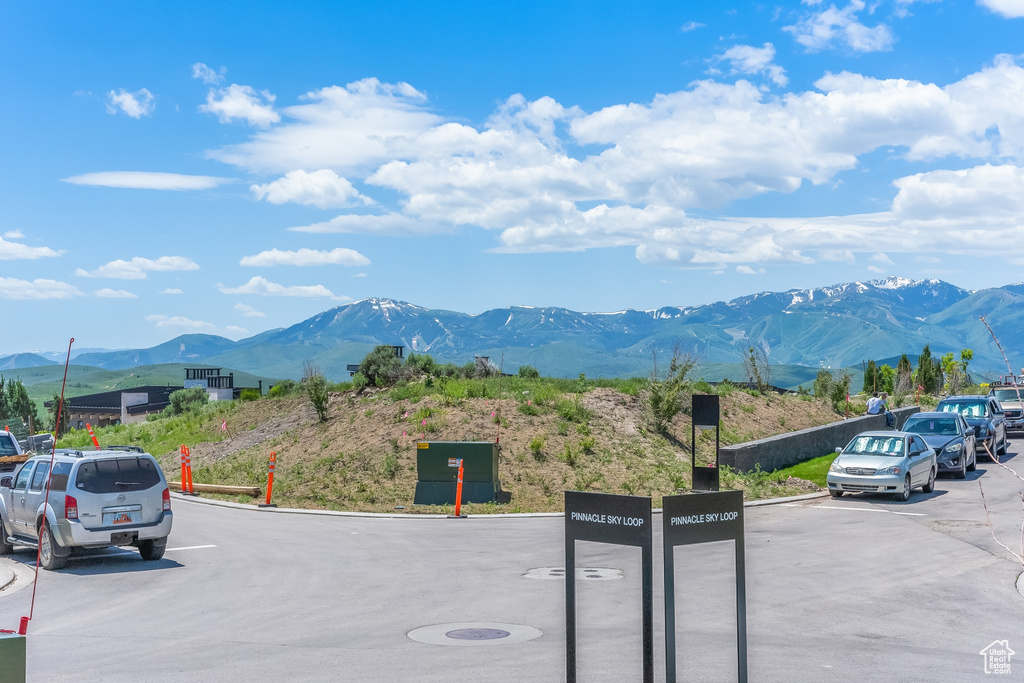 View of mountain backdrop