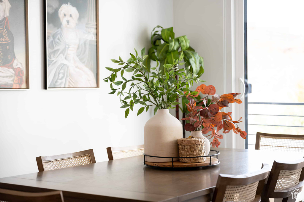 View of dining room