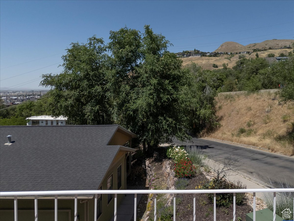 View of mountain background