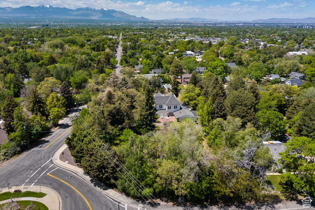 Aerial view of mountains