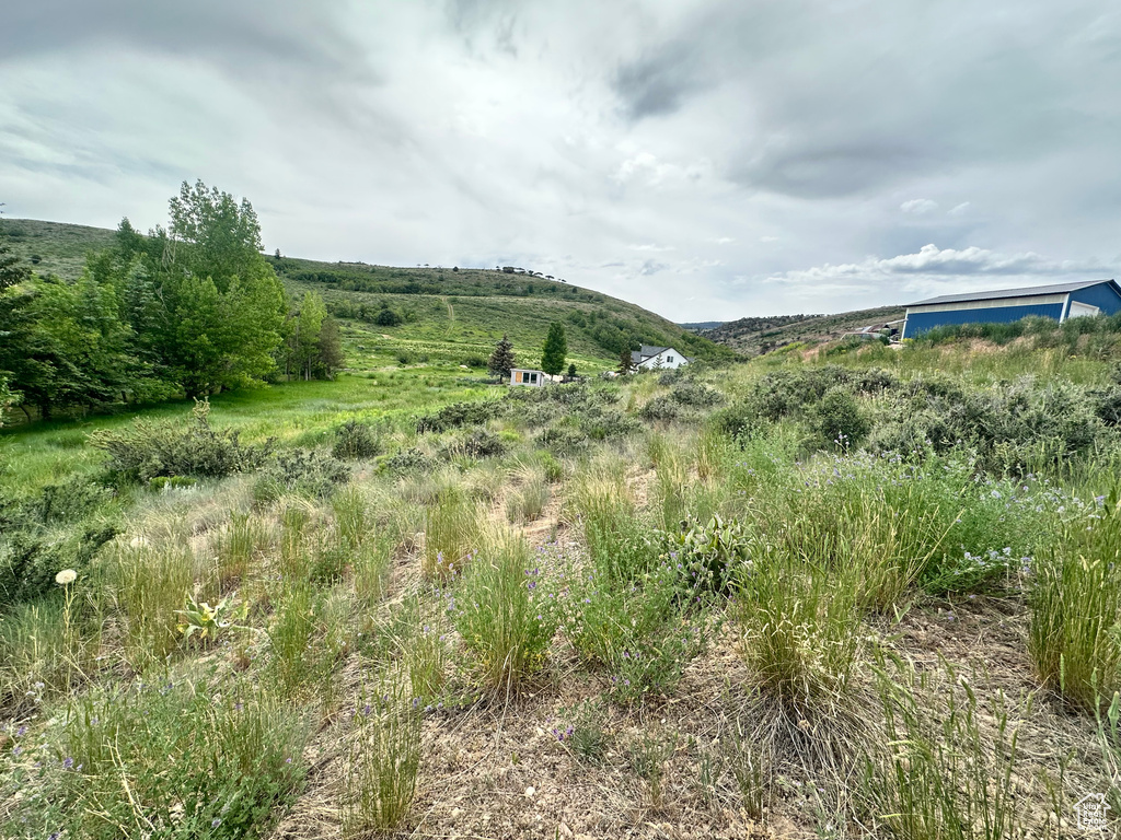 View of undeveloped land with rural landscape