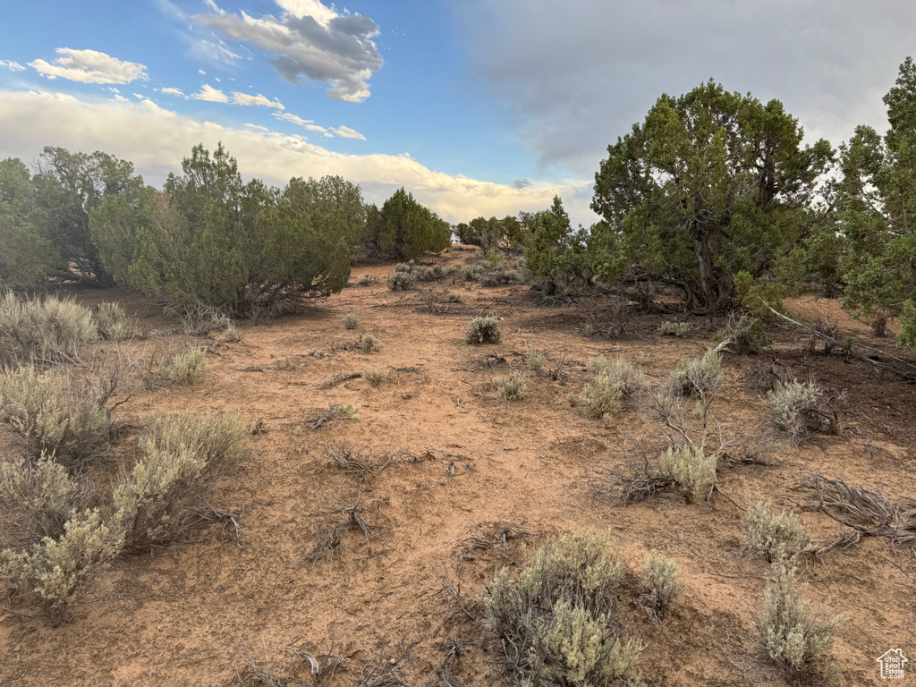 View of undeveloped land with rural landscape