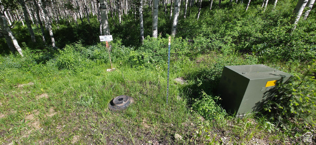 Exterior view of a pad mount transformer