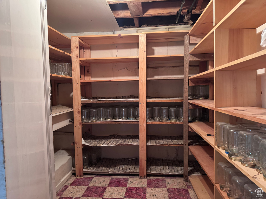 View of storage area