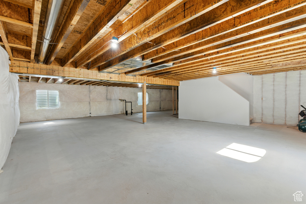 View of basement