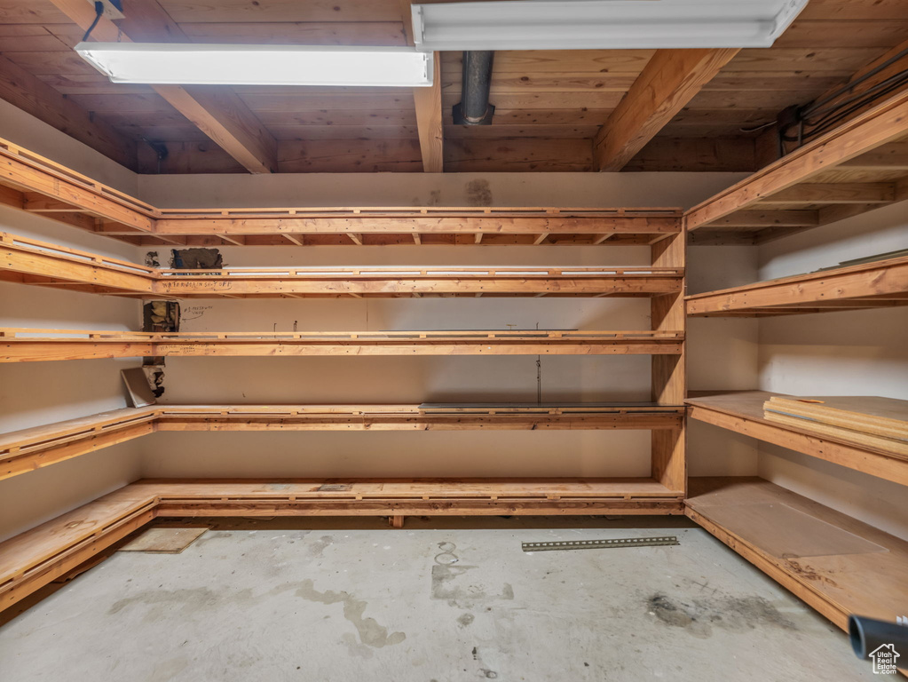 View of storage area