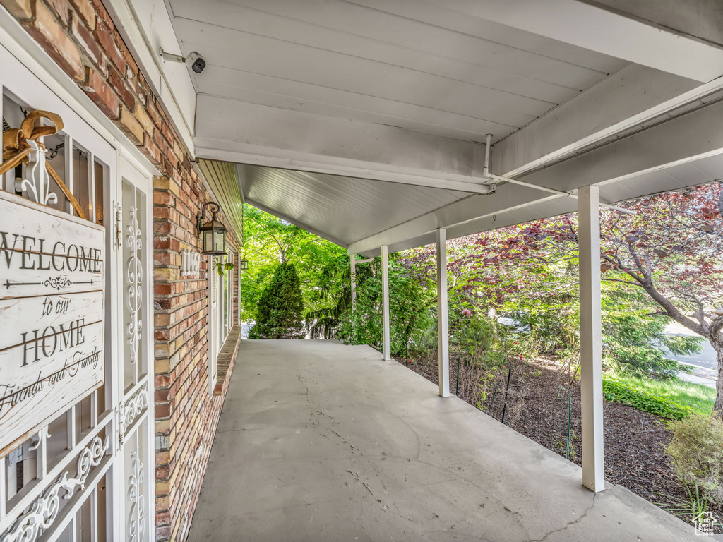 View of porch