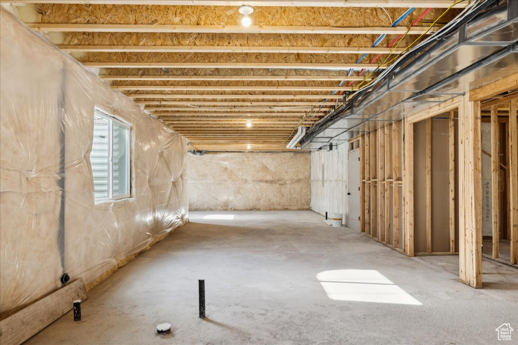 View of basement