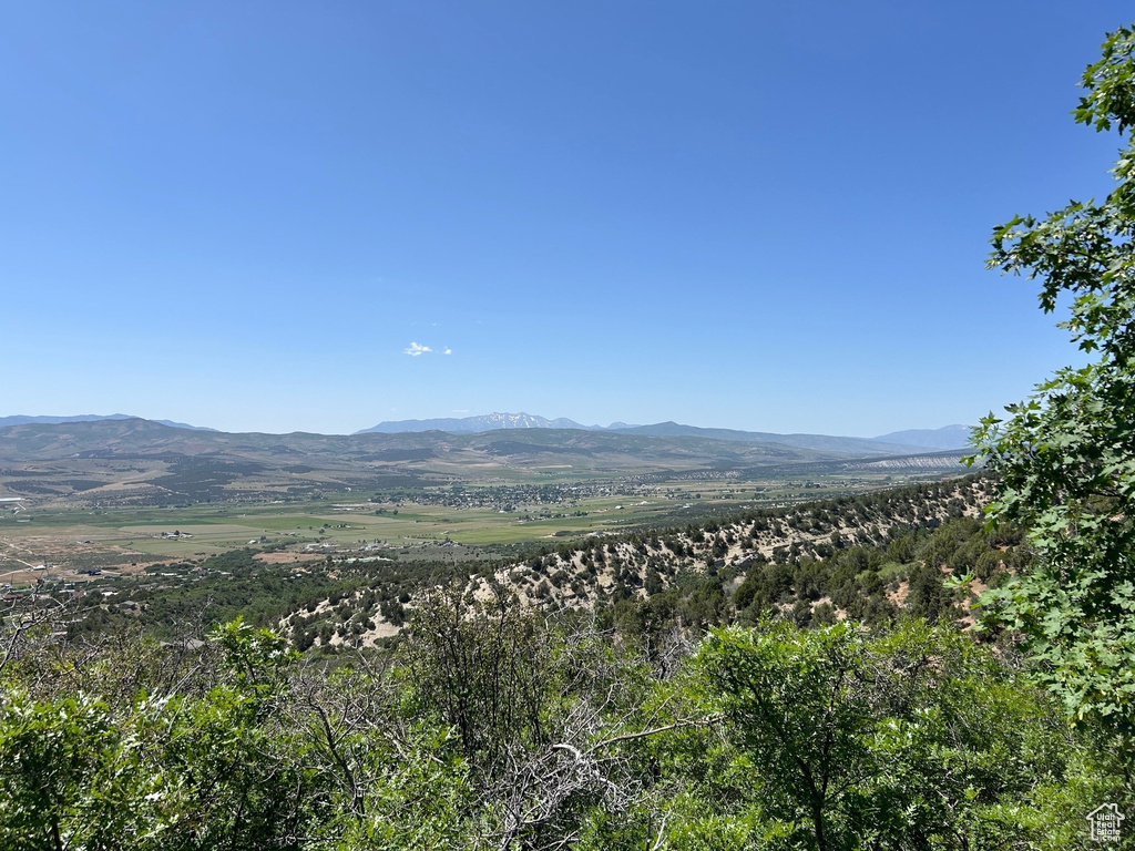 View of mountain background