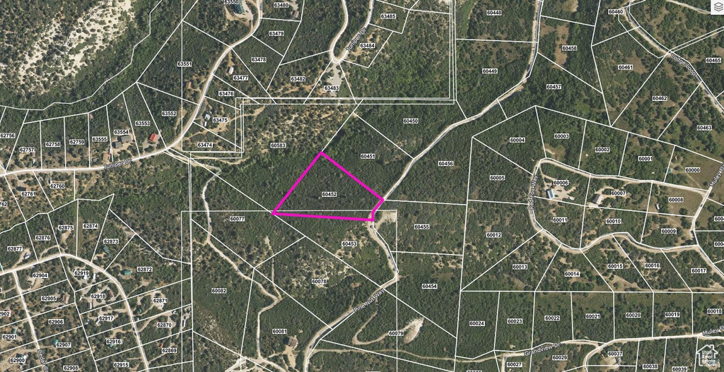 Map / location featuring property parcel outlined