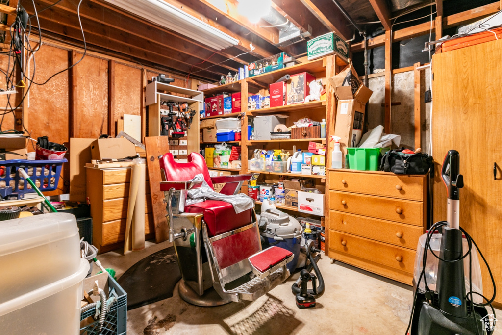 View of storage room