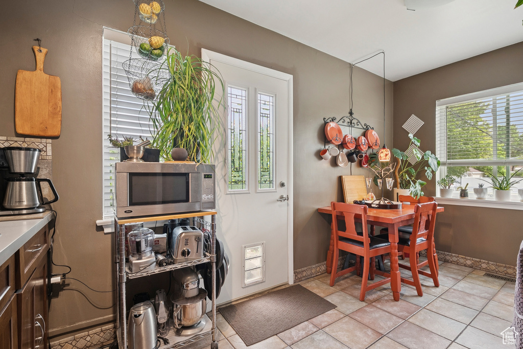 Dining room featuring baseboards