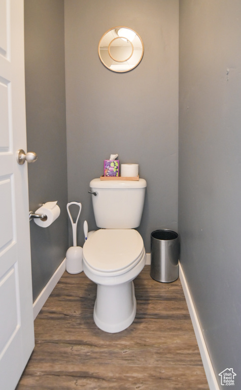 Bathroom featuring wood finished floors