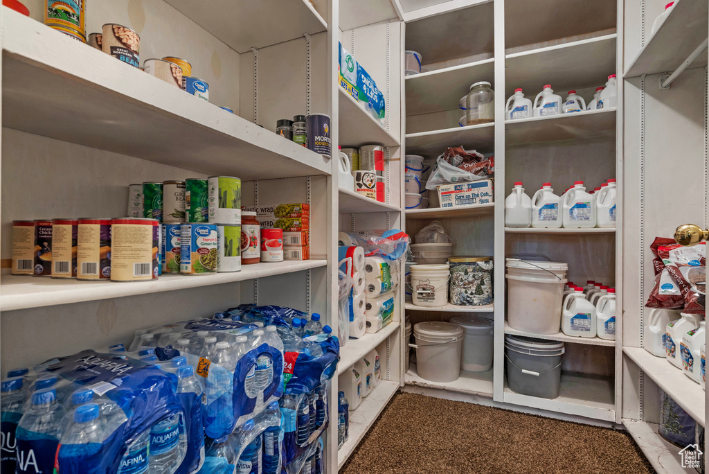 View of storage area