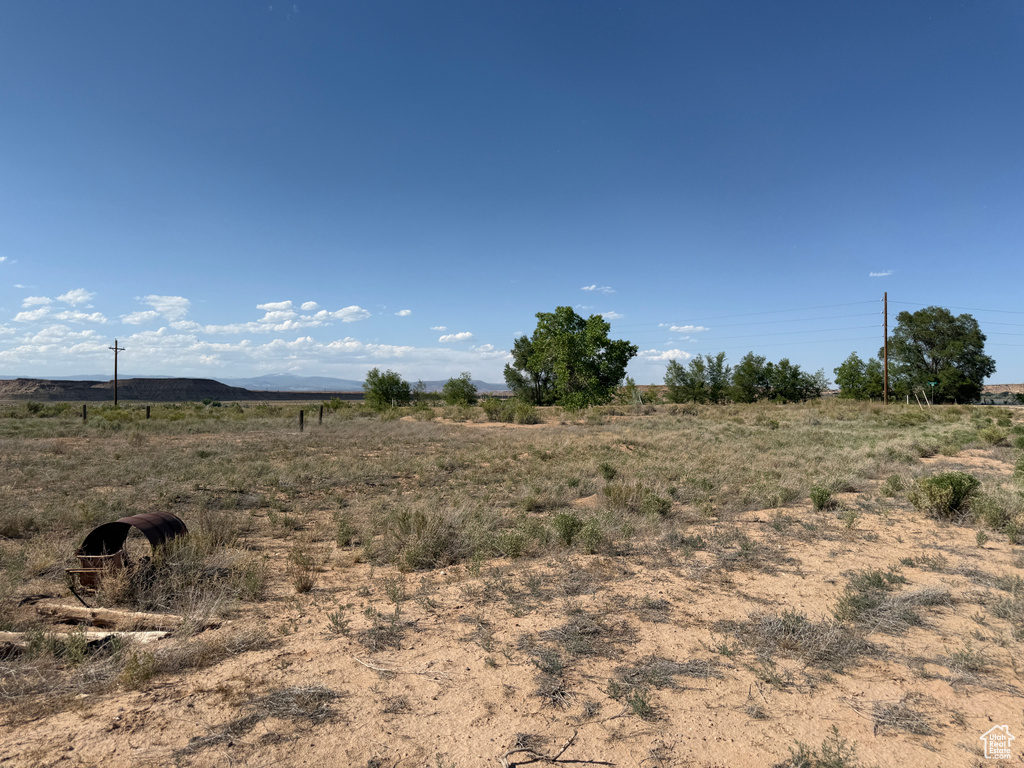 View of undeveloped land with rural landscape and a mountainous background