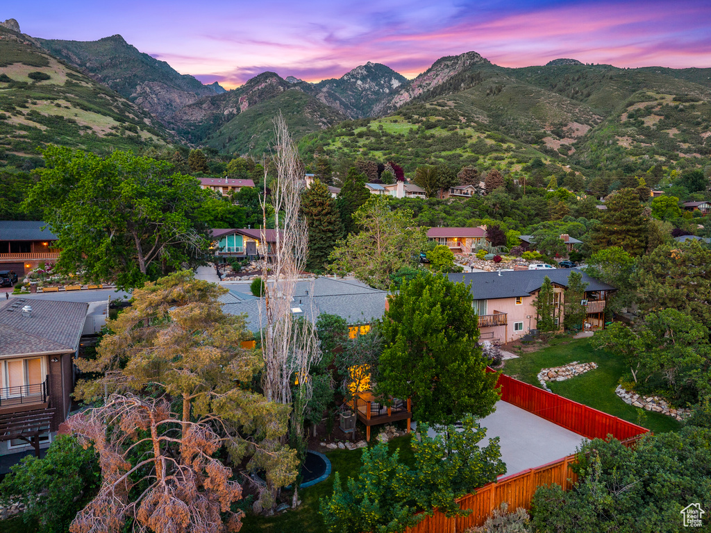 View of mountain backdrop