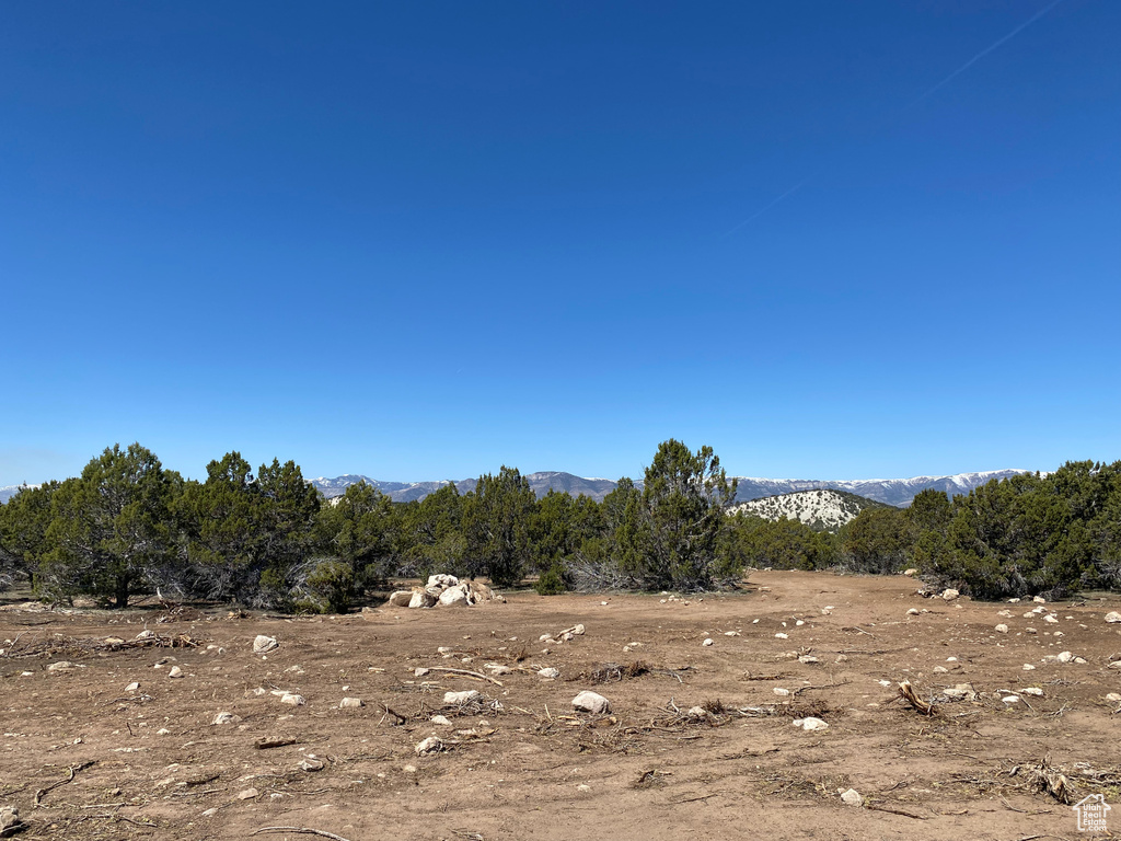 View of nature with mountains