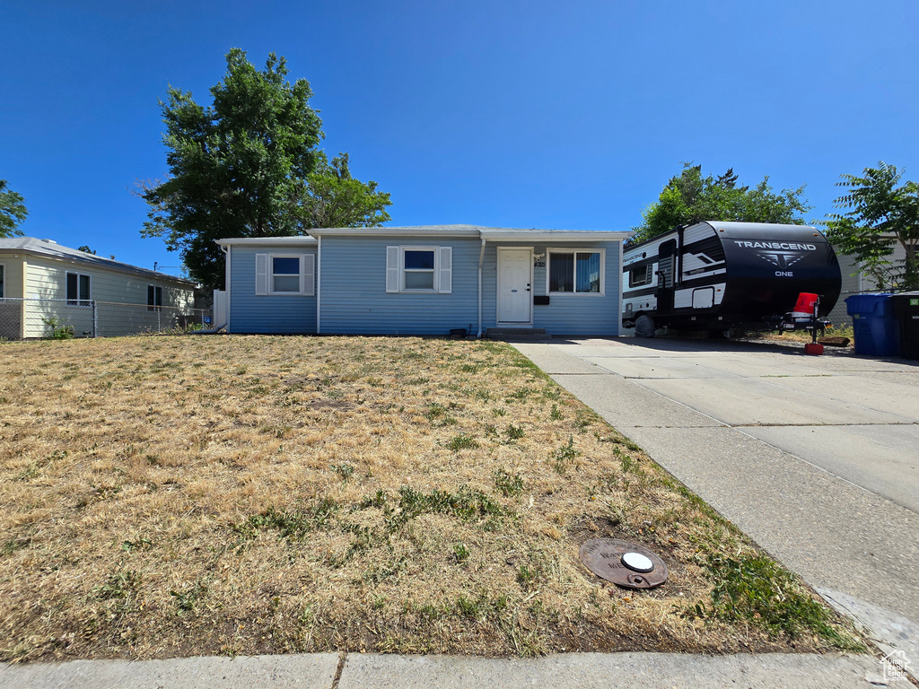 View of ranch-style house