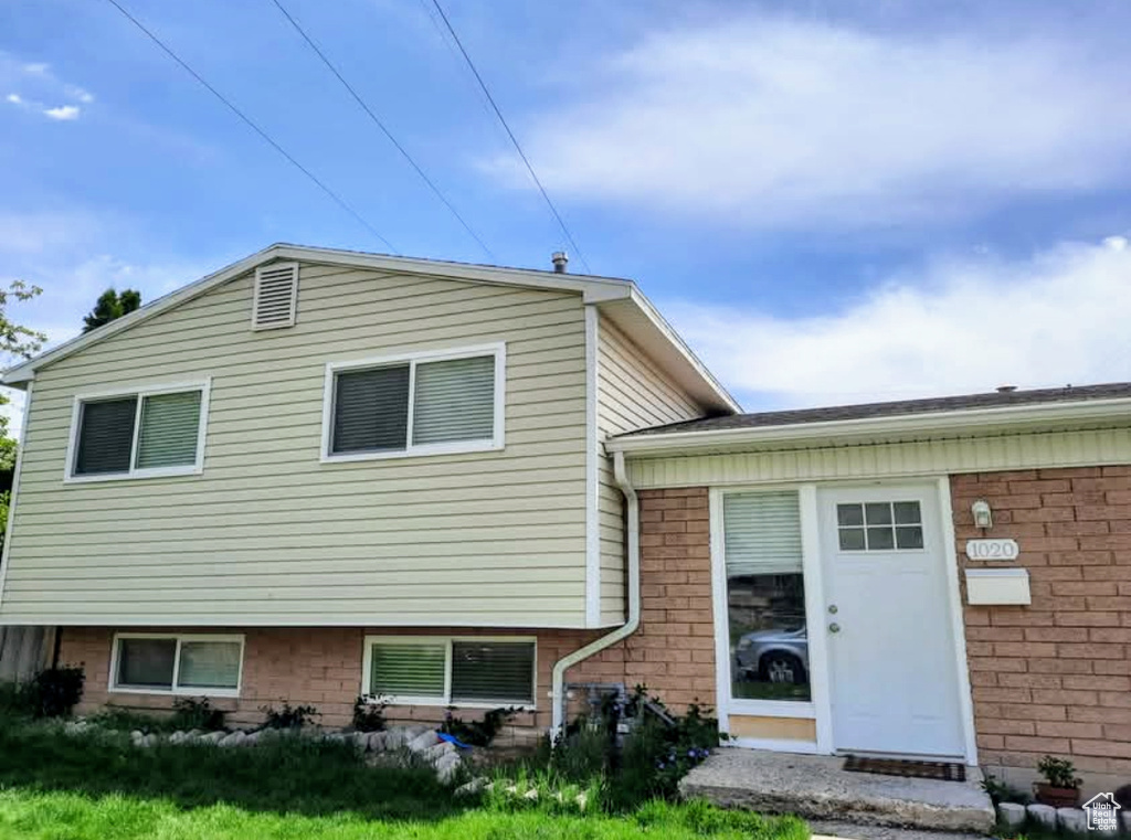 Back of property