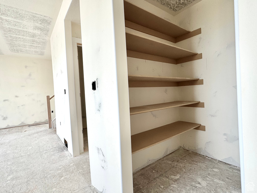 View of storage area