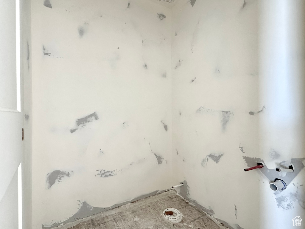View of laundry area