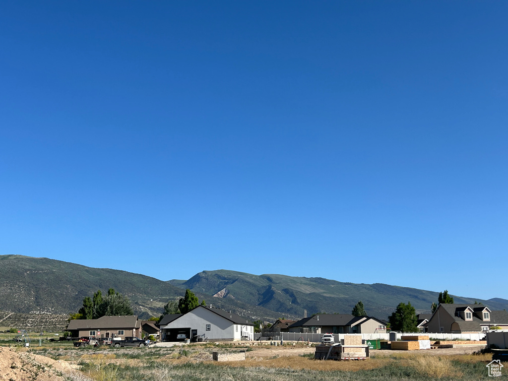 View of mountain backdrop
