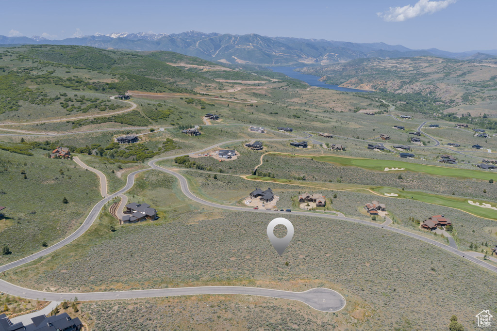 View of property location featuring mountains