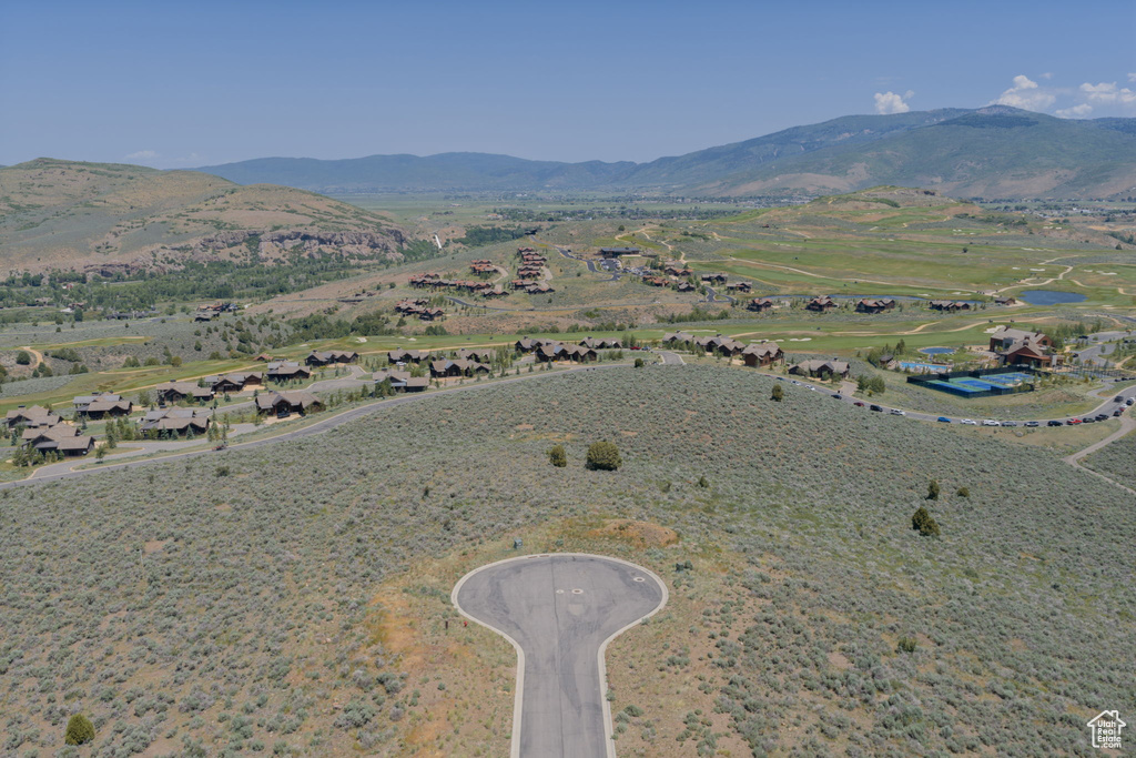 View of property location featuring a mountain backdrop