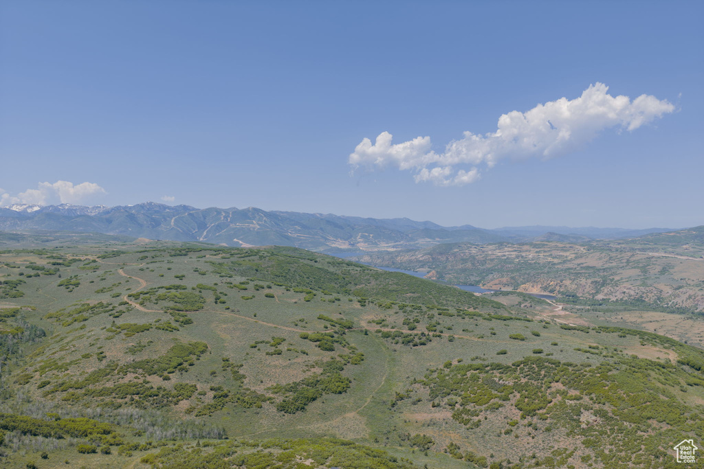 View of mountain background