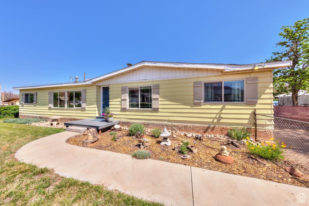 View of ranch-style house