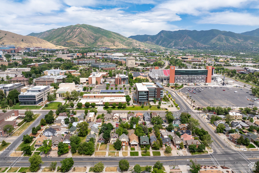 Aerial view of mountains