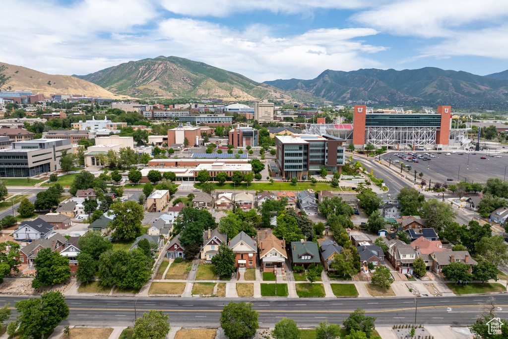 Bird's eye view of mountains