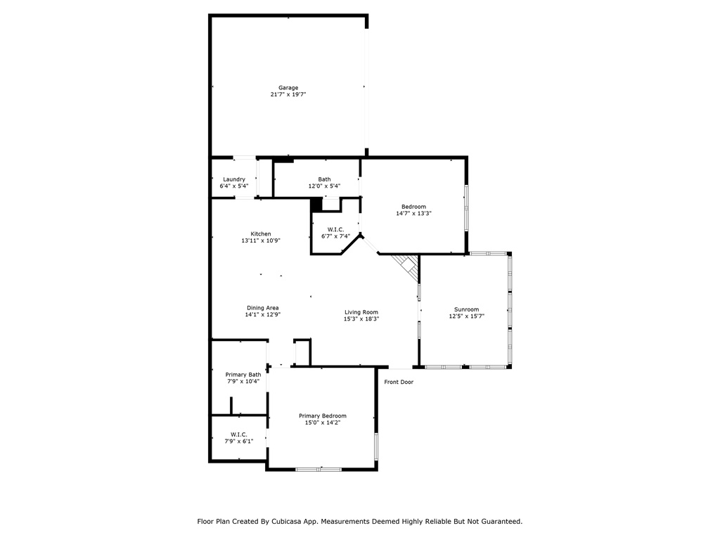 View of floor plan / room layout