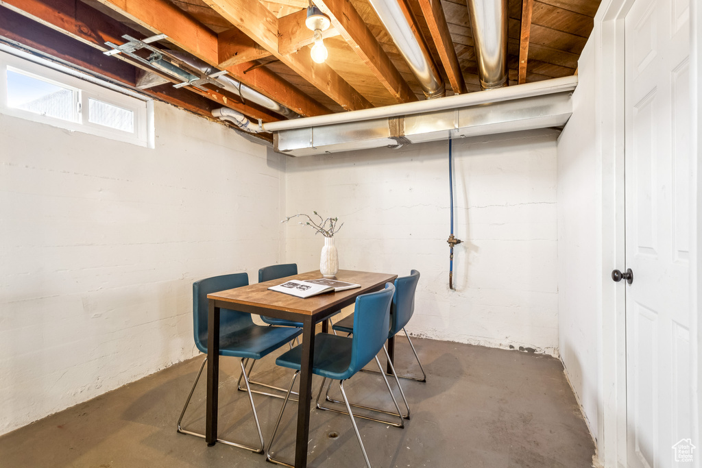 View of basement