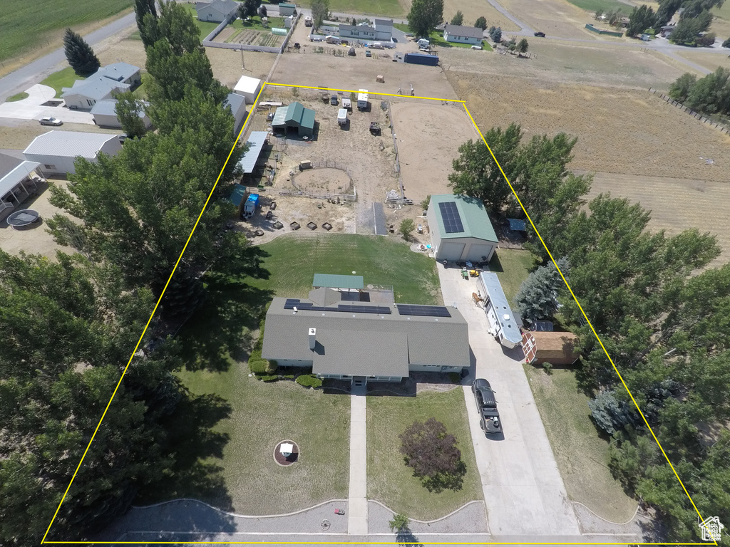 View of property location featuring property parcel outlined