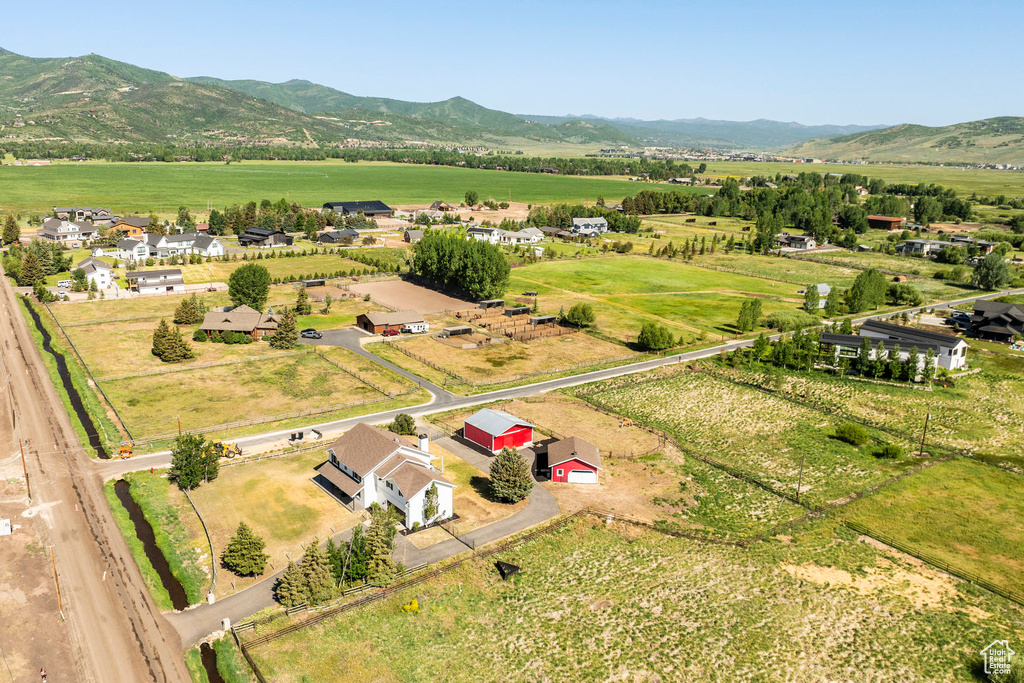 View of rural area with mountains