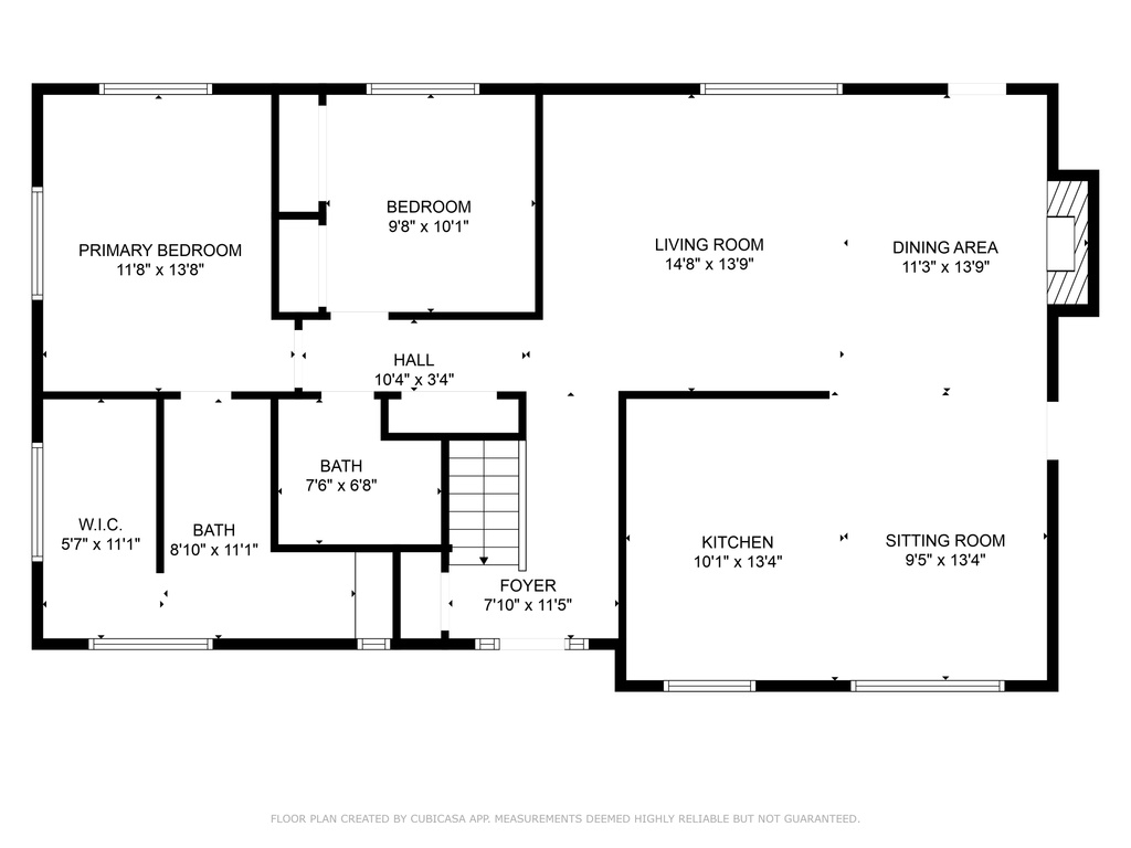 View of room layout