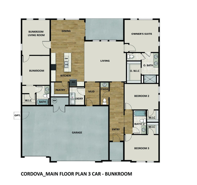 View of floor plan / room layout